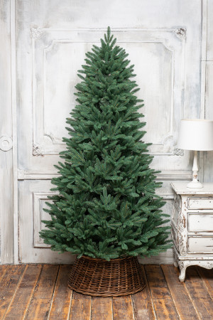 Искусственная елка Французская 240 см., литая хвоя+ПВХ, ЕлкиТорг (166240)