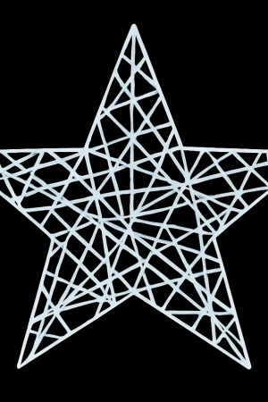 Светодиодная фигура Звезда 2D 50 см., Сад Радости (SR351)