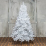 Искусственная елка Жемчужная белая 210 см., мягкая хвоя, ЕлкиТорг (16210)