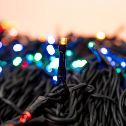 Комплект освещения для ели 10 нитей по 10 м., 1000 разноцветных LED, контроллер, LTC (KFCT1000-10F11-1M)