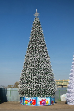 Уличная сосна Уральская зеленая с белыми кончиками 19 м., каркасная, Леска, Green Trees (GT19URLESWK)