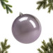 Шар пластиковый перламутр 200 мм., лиловый, ЕлкиТорг (150604)