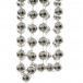 Бусы пластиковые Гигант 20 мм*270 см., серебро, Kaemingk (001852)