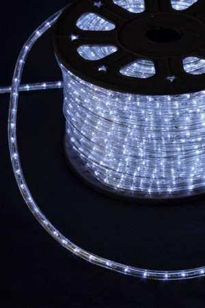 Электрическая гирлянда Дюролайт, белый, прозр. провод 7 м. Rope-Light (523262)