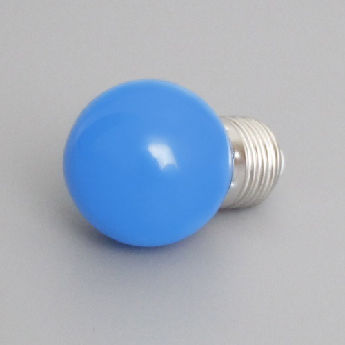 Светодиодная лампа для Белт-лайта синия, 45 мм., 2Вт, Е27, 220В, Teamprof (TPF-B-E27-G45-2W-B)