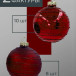 Набор стеклянных шаров Королевский бордо 70 мм., 18 шт., Christmas DeLuxe (14757)