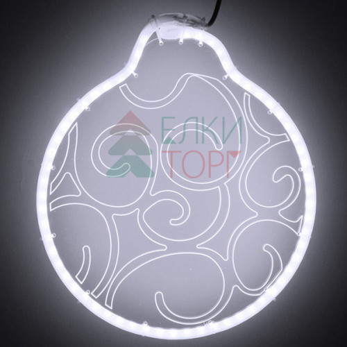 Светодиодная фигура из акрилайта 30*30 см., 220V., холодное белое свечение, Beauty Led (HFS3-2W)