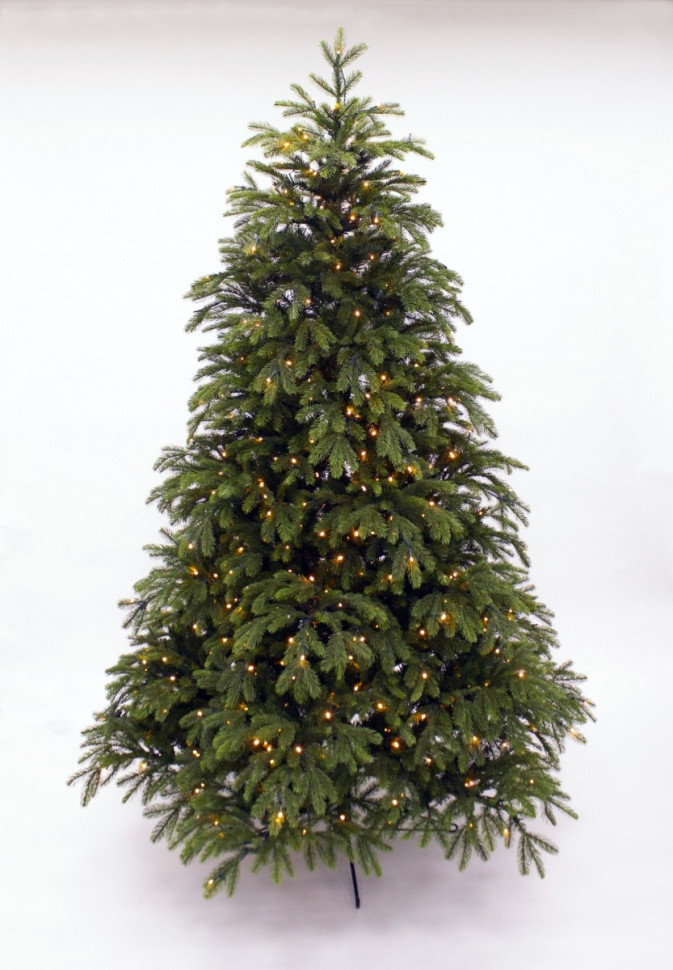 Ель Коттеджная 305 см., 1200 LED ламп, литая хвоя+пвх, TreeDeLux (70054)