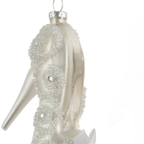  Украшение Туфелька Принцессы белая 6*4*12,5 см., House of Seasons (83915/1)