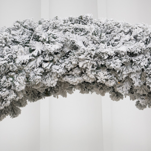 Хвойная арка Карельская 240*160 см. заснеженная, ПВХ, ЕлкиТорг (28010)