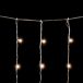 Светодиодный занавес 2*3 м., 600 теплых белых LED ламп, мерцание, облегченный, прозрачный провод ПВХ, LTC (PCL600NOTBLW-10-2WW)
