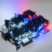Комплект освещения для ели 10 нитей по 10 м., 1000 LED ламп: белый,синий,красный,контроллер, LTC (KFCT1000-10F11-1WBR)