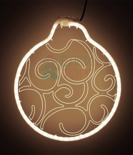 Светодиодная фигура из акрилайта 30*30 см., 220V., теплое белое свечение, Beauty Led (HFS3-2WW) — 