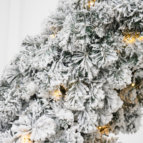 Хвойная арка Карельская 240*160 см. заснеженная, 260 теплых-белых Led ламп, ПВХ, ЕлкиТорг (28011)