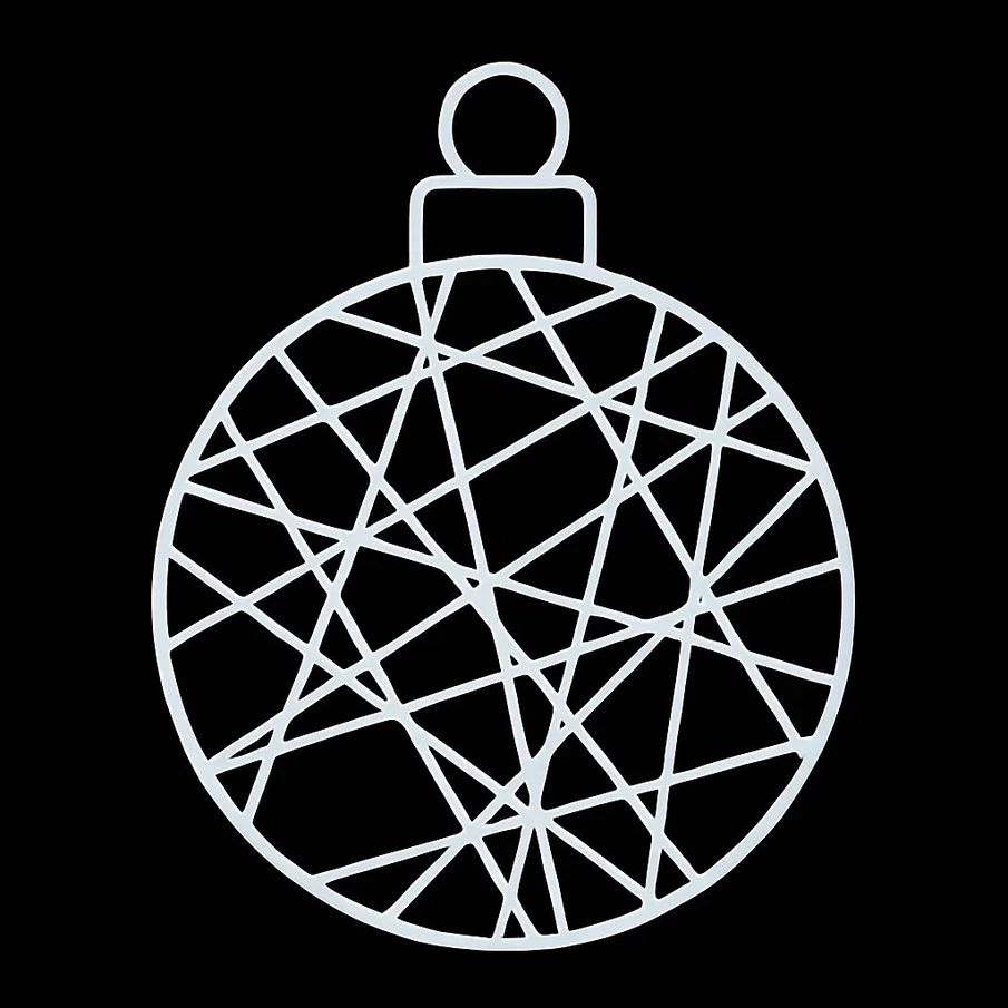 Светодиодная фигура Елочная игрушка 2D 100 см., Сад Радости (SR355) Светодиодная фигура Елочная игрушка 2D 100 см., Сад Радости (SR355)