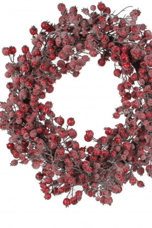 Венок Княжеский с красными ягодами 55 см., House of Seasons (83013)