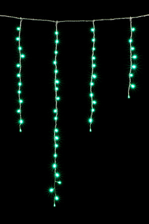 Светодиодная бахрома 1*1 м., 220V., 65 аква LED ламп, прозрачный силикон, Beauty Led (ECC65-10-2A)