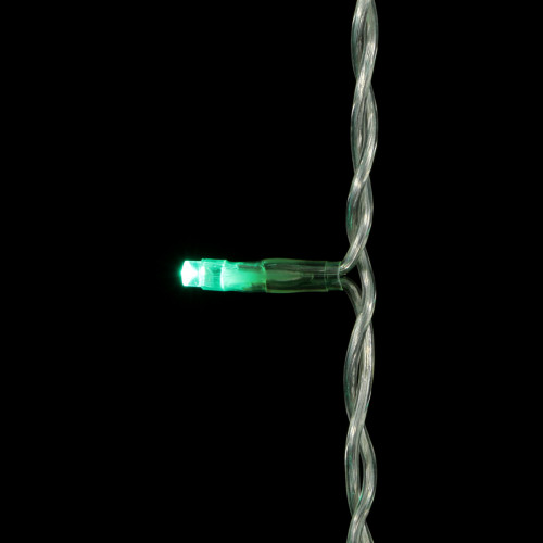 Светодиодная бахрома 1*1 м., 220V., 65 аква LED ламп, прозрачный силикон, Beauty Led (ECC65-10-2A)