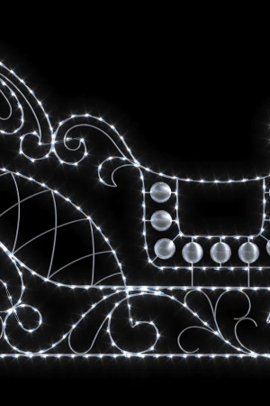 Светодиодная фигура Сани 2D, Сад Радости (SR061)