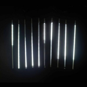 Гирлянда Тающие сосульки 10 шт., 24В, 10*0.5 м., белый, черный провод, без блока питания, TeamProf (TPF-SF-24V-10*0,5С-B/W)