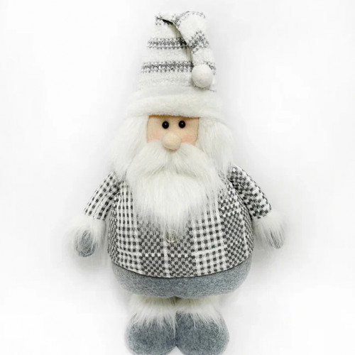 Игрушка Гном телескопический 50-91 см., серый, Christmas DeLuxe (89318)