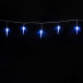 Гирлянда Сосульки 4 м., Белые 12 см., 24В, 16 LED, провод прозрачный ПВХ, IP54, LTC (IC12.16-10-1W)