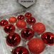 Набор стеклянных шаров Классический красный 26 шт., Christmas DeLuxe (86461)  