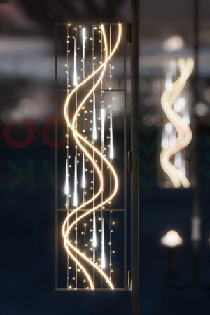 Светодиодная консоль Световые волны 70*270 см., 220В, Conso (KPN-039-L001)