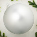 Шар пластиковый матовый 300 мм., серебро, ЕлкиТорг (150702)