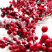 Гирлянда заснеженная из красных ягод 185 см., Christmas DeLuxe (87342)