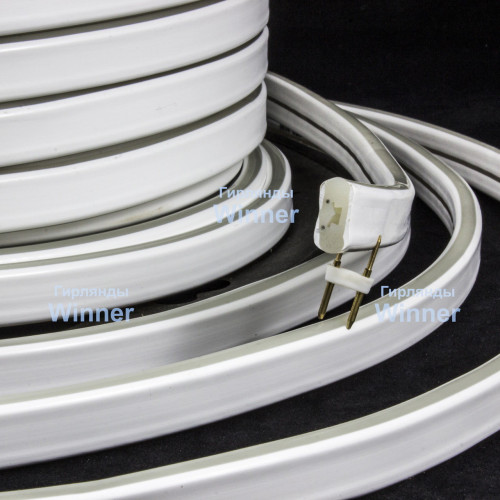 Гибкий Неон двухсторонний 7*15 мм., зеленые LED лампы 120 шт на 1 м, бухта 50 м, Winner (052.50.15.120G)