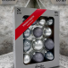 Набор стеклянных шаров Серебряный Микс 26 шт., Christmas DeLuxe (86782)  