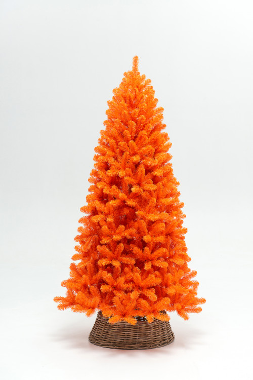 Искусственная оранжевая елка Карнавал - Сочный апельсин 240 см., ПВХ ЕлкиТорг (172240)