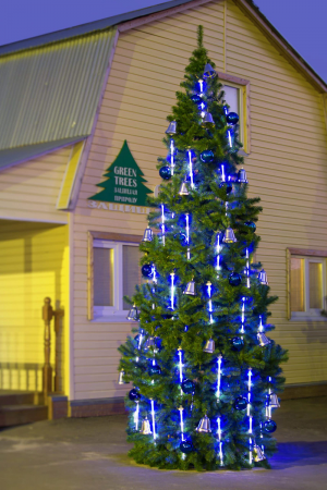 Комплект освещения Тающие сосульки для елей высотой 9 м., 30 сосулек  * 0.5 м., Green Trees (TS9)