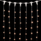 Светодиодный занавес с колпачком 2*3 м., 600 экстра теплых белых LED ламп, прозрачный провод ПВХ, IP65, LTC (PCL602CAP-10-2EWW)
