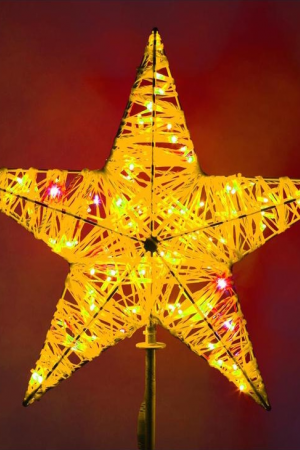 Макушка Кремлевская из стекло-нити 250 см. для елей высотой от 20 до 50 м., золотая, Green Trees (krem-sn-250gold)