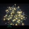 Светодиодная нить 13.5 м., 220V, 200 теплых белых LED ламп, контроллер, черный провод, Winner Light (ww.01.5B.200-)