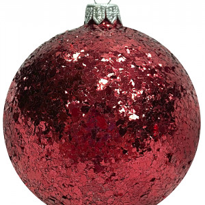 Шар пластиковый Серпантин, 150 мм., 1 шт., красный, ПромЕлка (ШИПЛС-150Red)