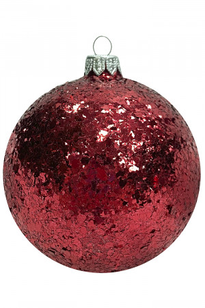 Шар пластиковый Серпантин, 150 мм., 1 шт., красный, ПромЕлка (ШИПЛС-150Red)