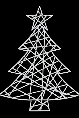 Светодиодная фигура Елочка 2D 150 см., Сад Радости (SR359)