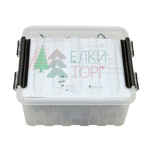 Светодиодная гирлянда Пятиминутка для ели высотой 1.5 м., 120 теплых белых LED ламп, зеленый ПВХ, Beauty Led (GFM120C-14-1WW)