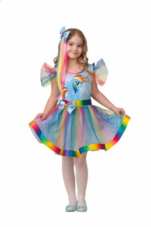  Карнавальный костюм Радуга Дэш рост 122 см., Батик