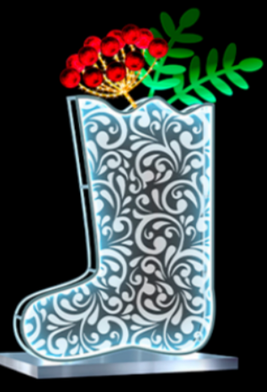 Светодиодная фигура Валенки 2D 200 см., Сад Радости (SR065)