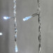 Светодиодная бахрома 3,1*0,5 м., 150 холодгых белых LED ламп, мерцание, прозрачный провод ПВХ, LTC (PIL150BLW-10-2W)