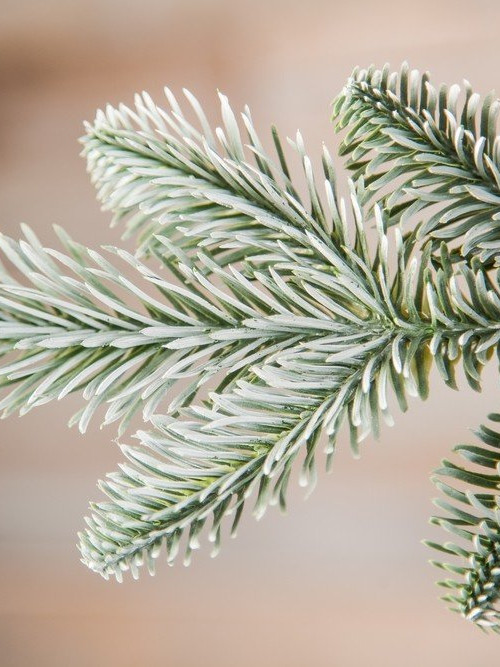 Елка Нормандия пушистая заснеженная 155 см., литая хвоя+пвх, Triumph Tree (73530)