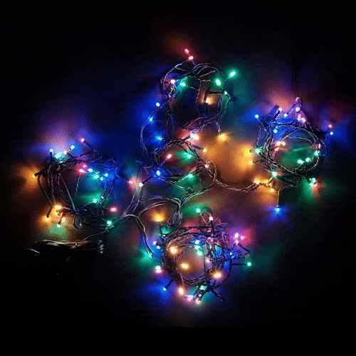 Светодиодная гирлянда Пятиминутка для ели высотой 1.5 м., 120 разноцветных LED ламп, зеленый ПВХ, Beauty Led (GFM120C-14-1M)