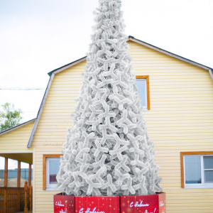 Уличная искусственная сосна Альпийская белая 18 м., ствольная, Леска, Green Trees (GT18ALESW)