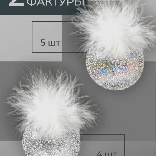 Набор стеклянных украшений Ледяной дождь 80 мм., 9 шт., шар, капля, луковка, прозрачный, Christmas DeLuxe (14033)