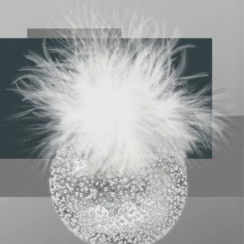 Набор стеклянных украшений Ледяной дождь 80 мм., 9 шт., шар, капля, луковка, прозрачный, Christmas DeLuxe (14033)