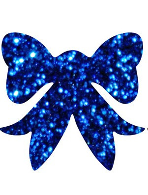 Бантик из пенофлекса 25 см., синий, ПромЕлка (Б2-250-BLUE)